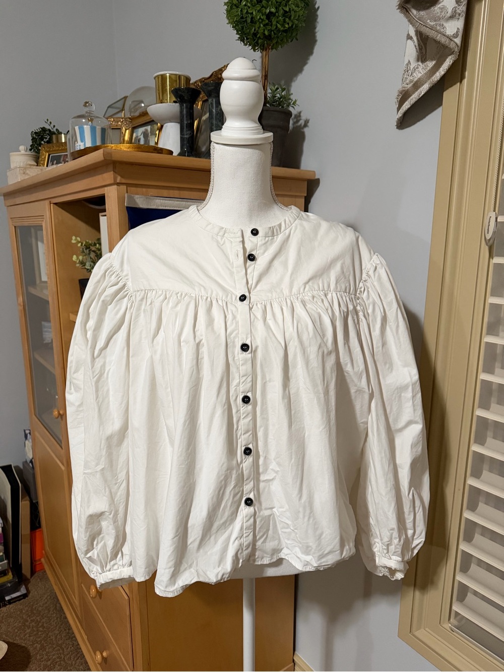 Unlabel Women's White Button-Front Top 164/14